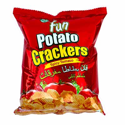 Fun Potato Crackers Spicy Tomato