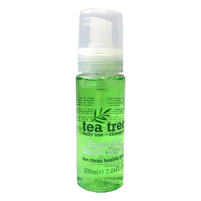 tea. tree foaming face wash